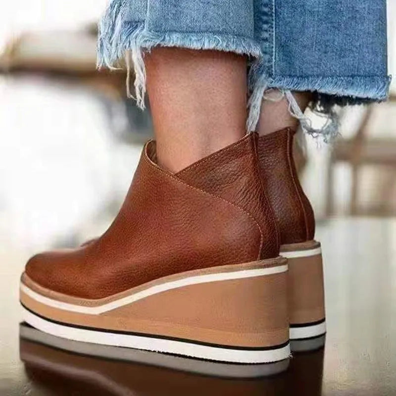 Bottines décontractées à talon compensé Kamala™