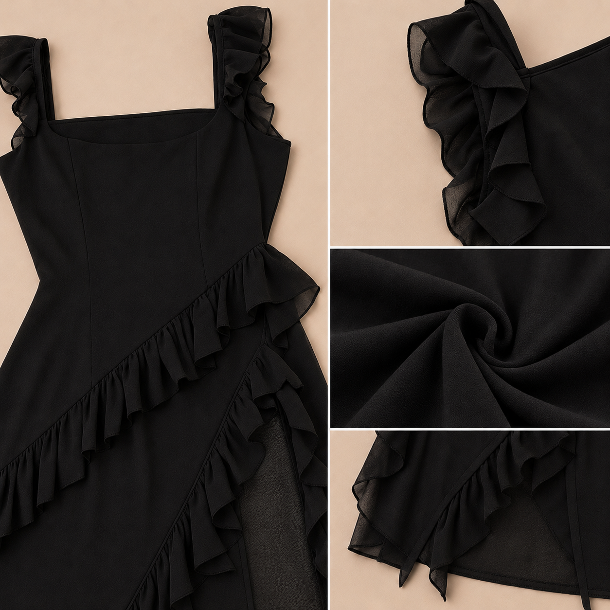 VELIRA™ | Vestido elegante con abertura lateral
