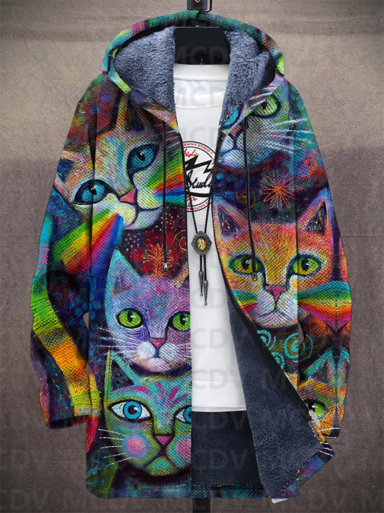 Rowland | Cardigan artistique à capuche