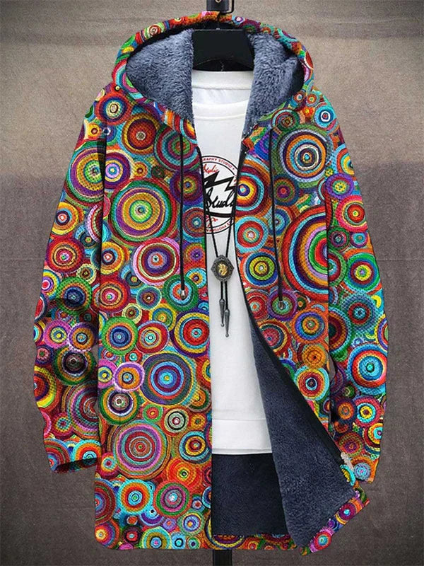 Rowena | Cardigan artistique à capuche