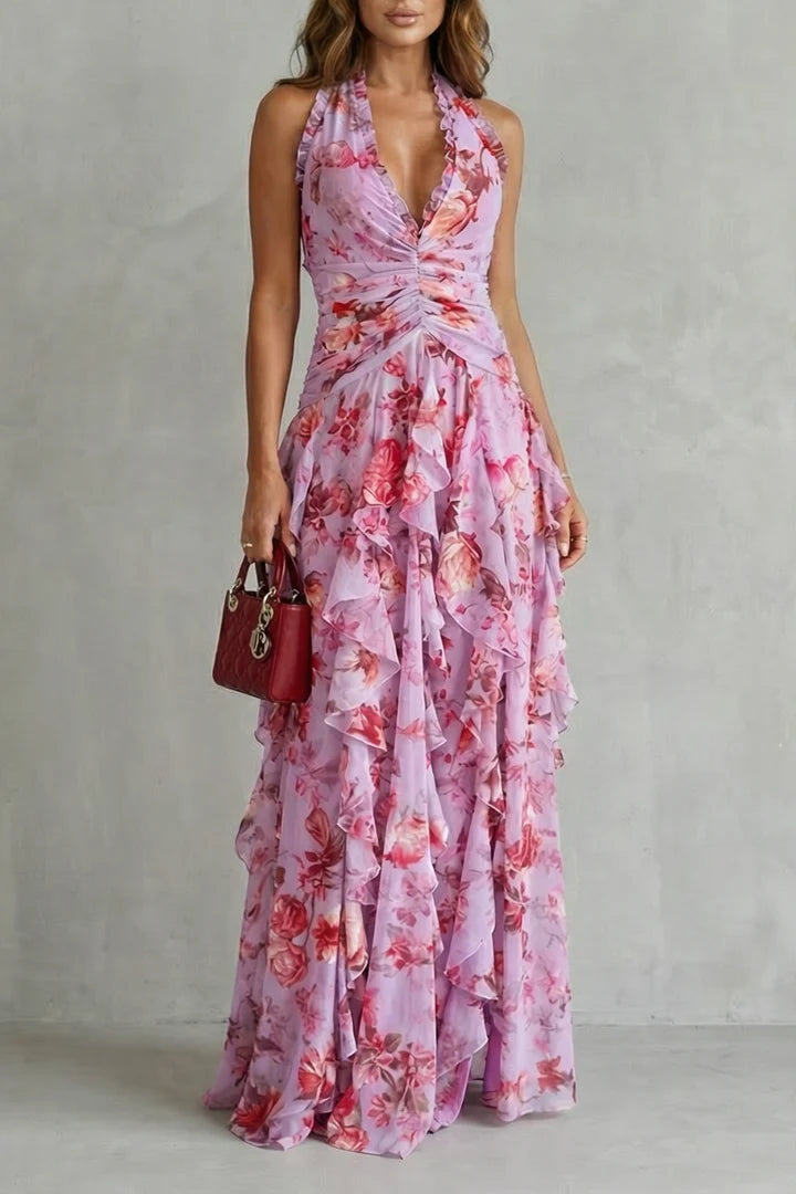 BELLADINA™ | Vestido Romántica Cascada de Rosas