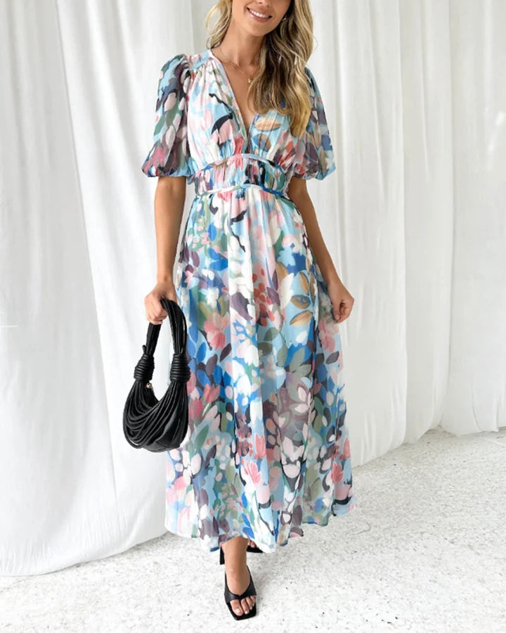 CELINE™ | Vestido Femenino con Estampado Floral