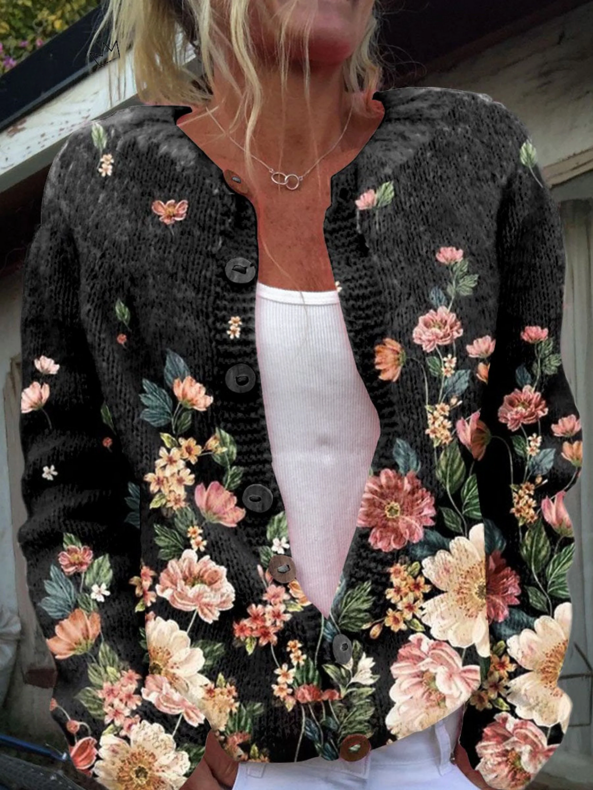 Kivara™ | Cardigan fleuri vintage