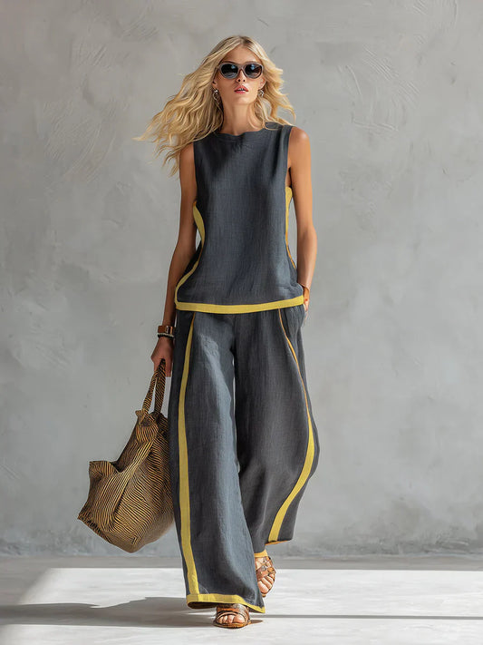 LEILA™ | Elegante Conjunto de Dos Piezas