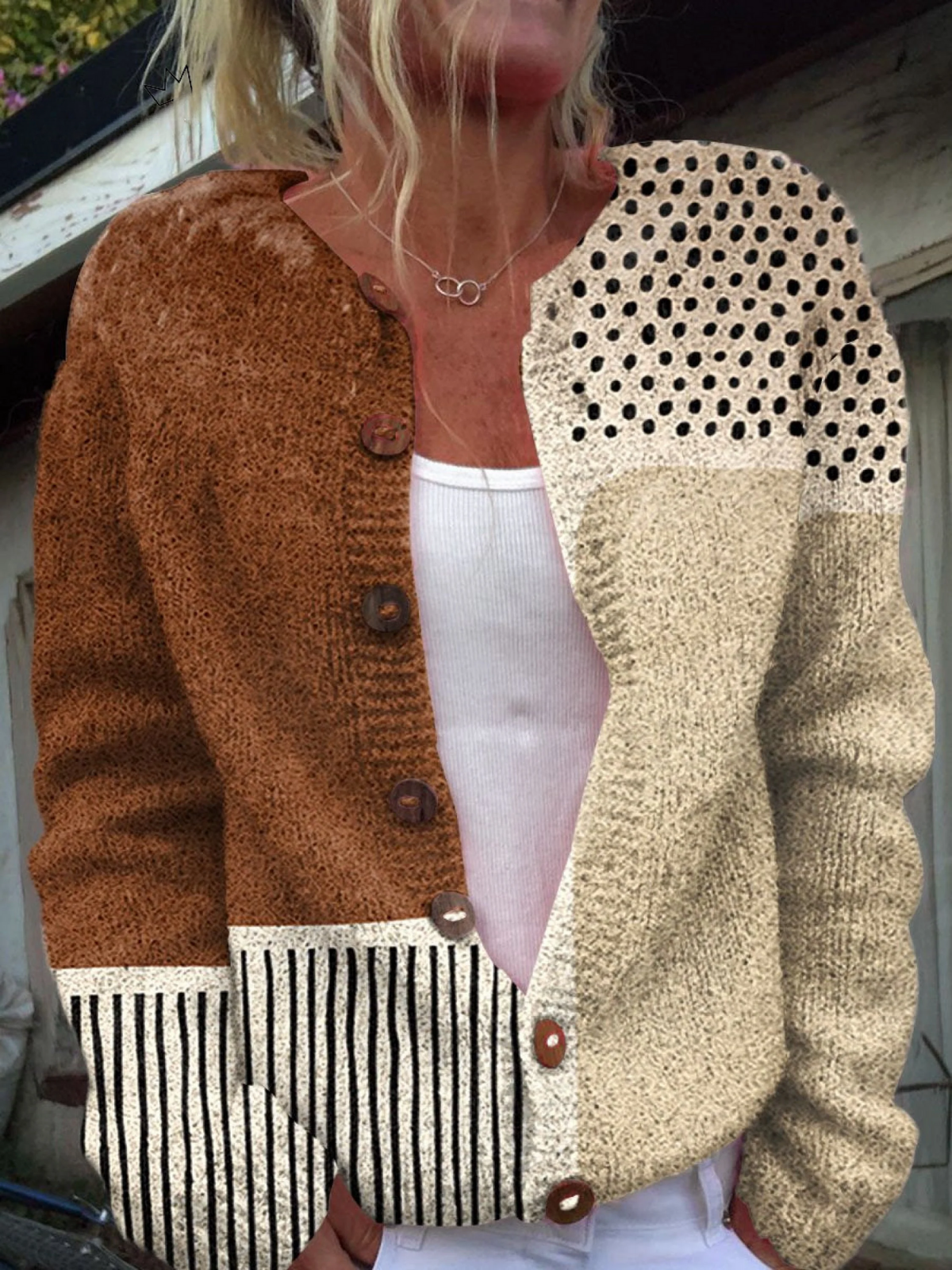 Eloise™ | Gilet en maille vintage