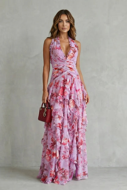 BELLADINA™ | Vestido Romántica Cascada de Rosas