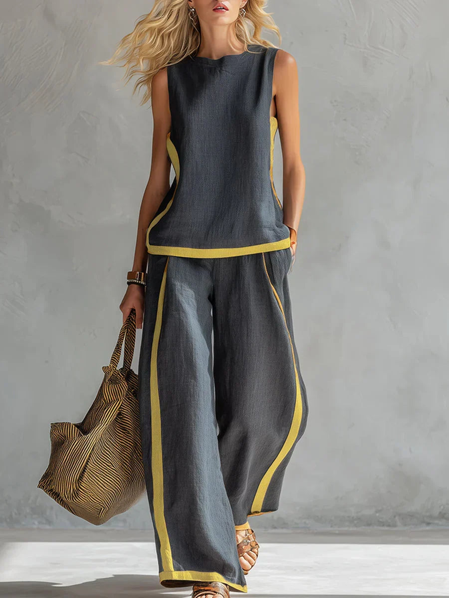 LEILA™ | Elegante Conjunto de Dos Piezas