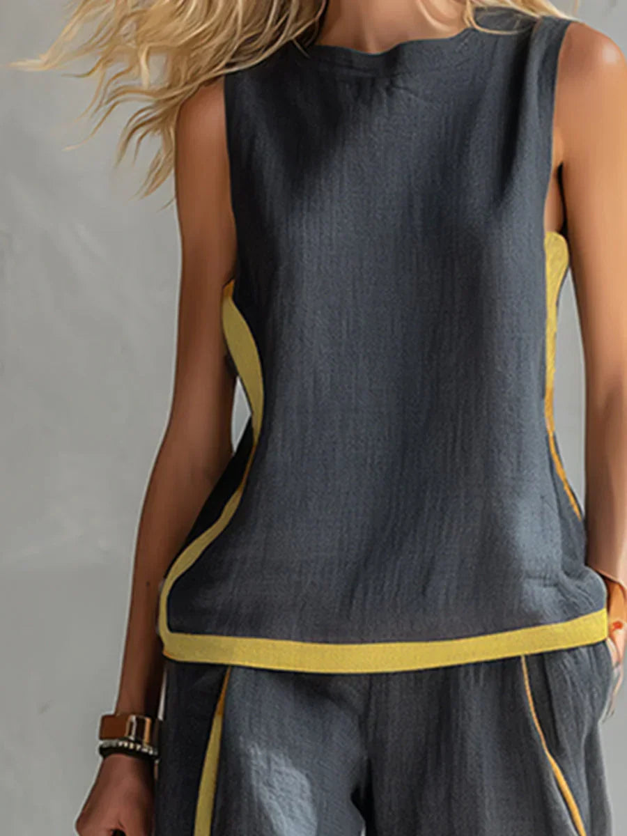 LEILA™ | Elegante Conjunto de Dos Piezas