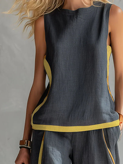 LEILA™ | Elegante Conjunto de Dos Piezas