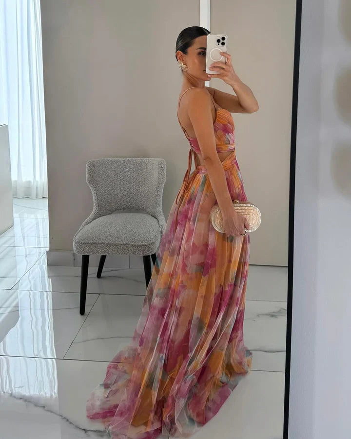 GISELLE™ | Vestido Largo Floral