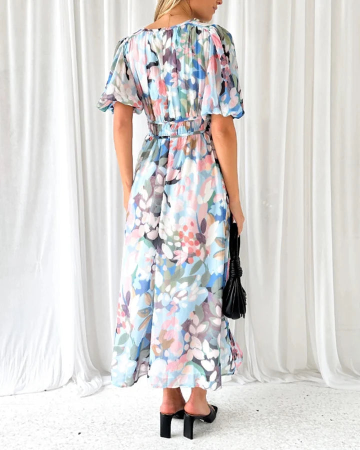 CELINE™ | Vestido Femenino con Estampado Floral