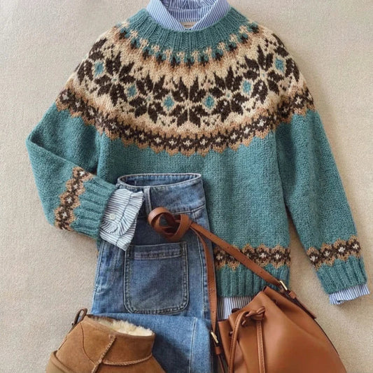 Vellaro™ | Pull en maille vintage chic