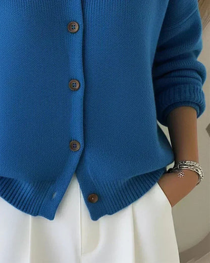 Vespera™ | Cardigan con cuello abotonado
