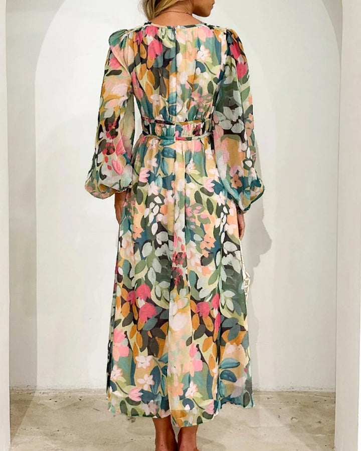 CELINE™ | Vestido Femenino con Estampado Floral