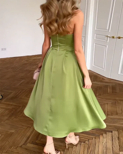LIORA™ | Vestido Midi Elegante sin Tirantes
