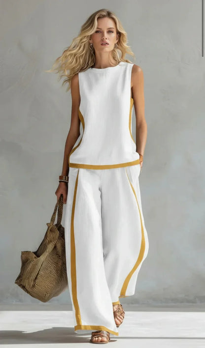 LEILA™ | Elegante Conjunto de Dos Piezas
