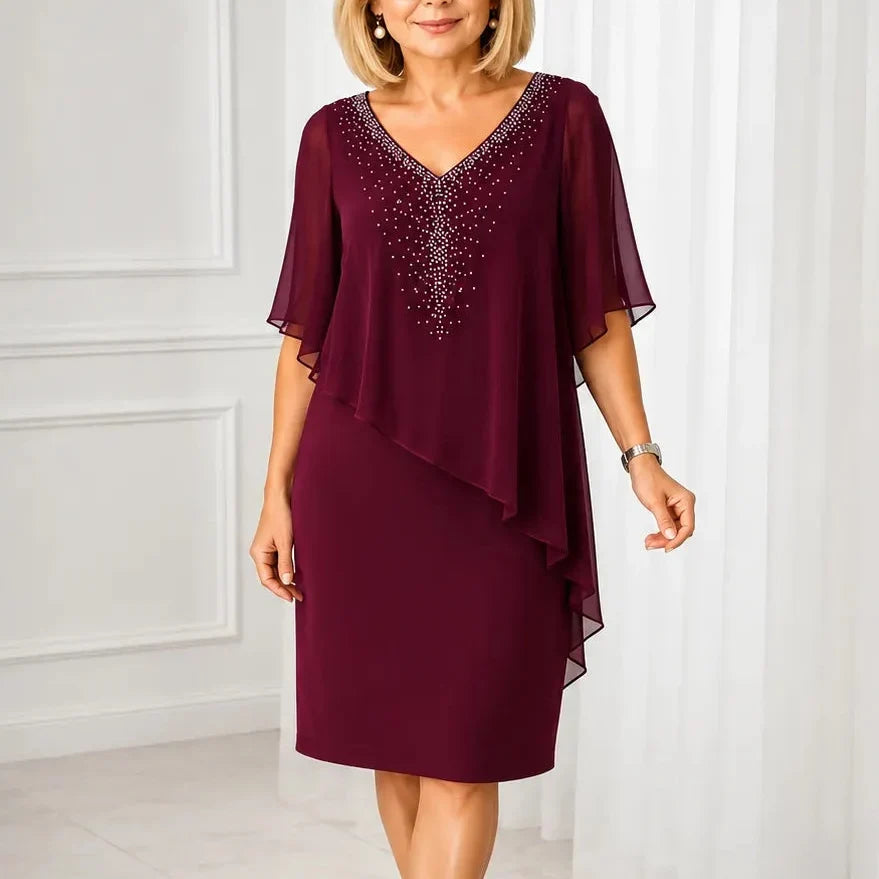 Joise | Robe élégante drapée