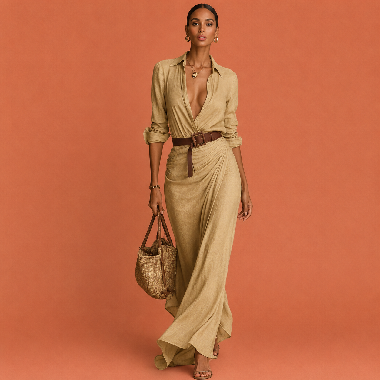SIENA™ | Robe Chemise Portefeuille