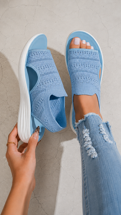 Anna™ | Sandalias con plataforma, de material transpirable para mujer