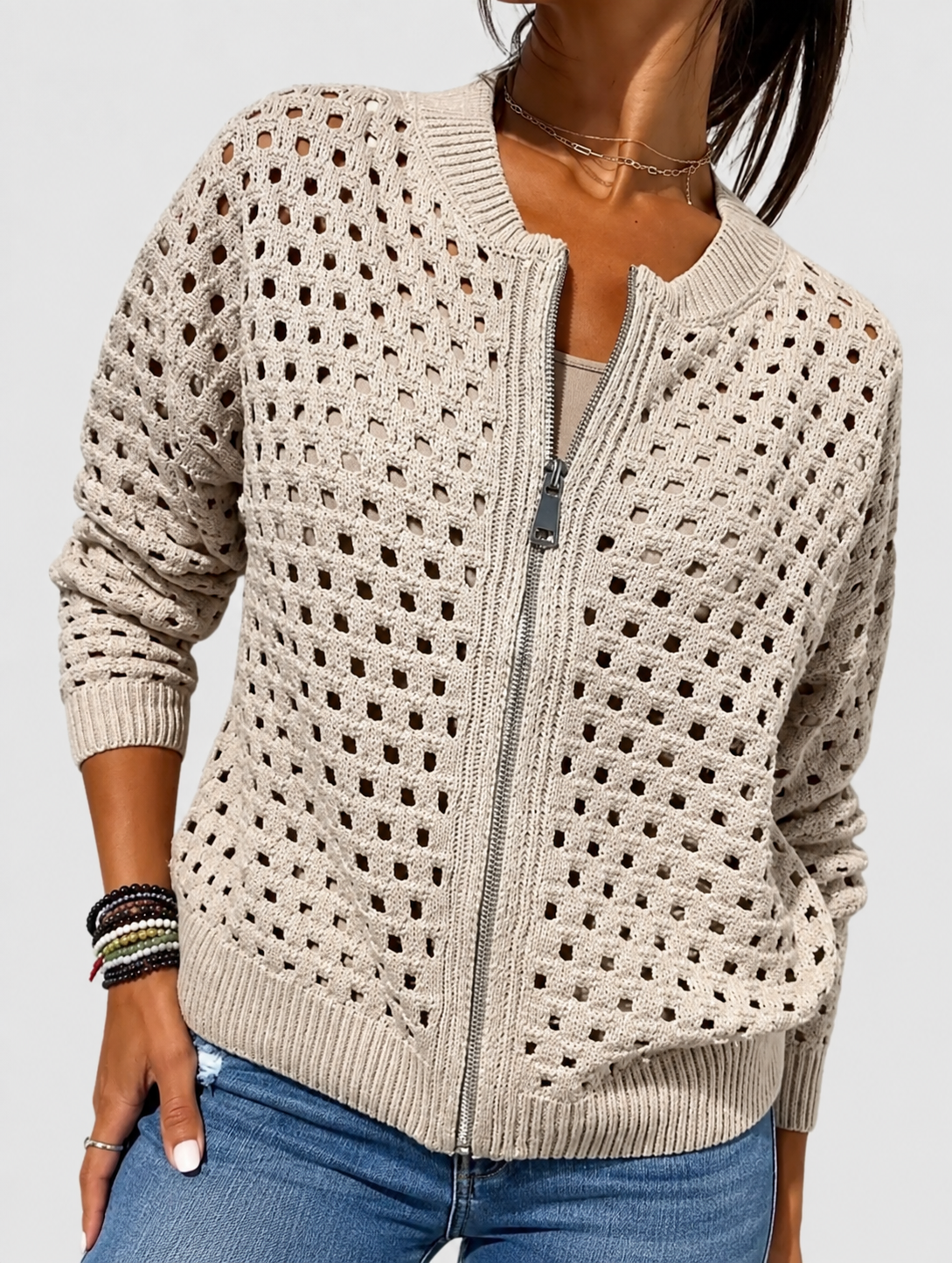 CONSTANCE | CARDIGAN EN MAILLE PREMIUM