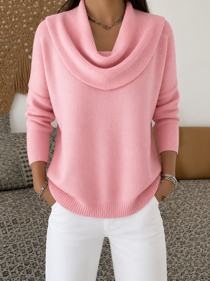 Juliette™ | Pull à col drapé