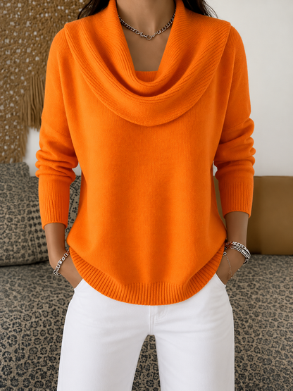 Juliette™ | Pull à col drapé