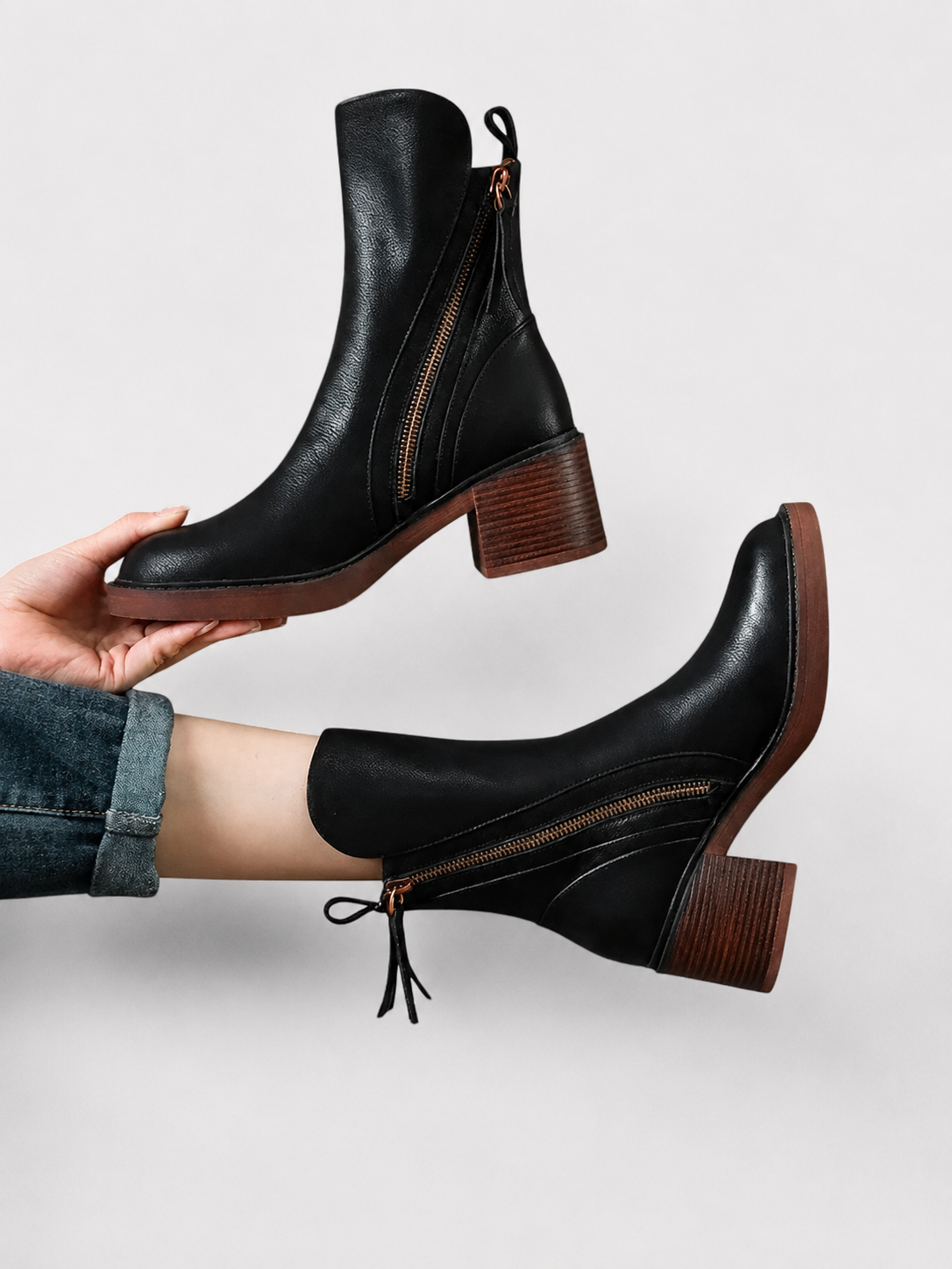 Fabienne | Bottines en cuir