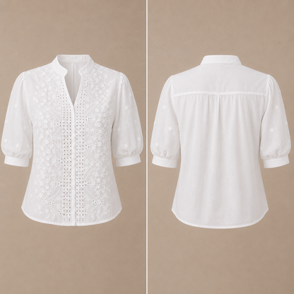 VELIA™ | Blusa elegante minimalista