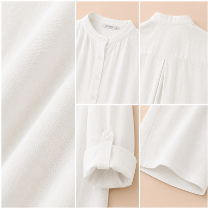 LUNARA™ | Conjunto halter de lino y algodón