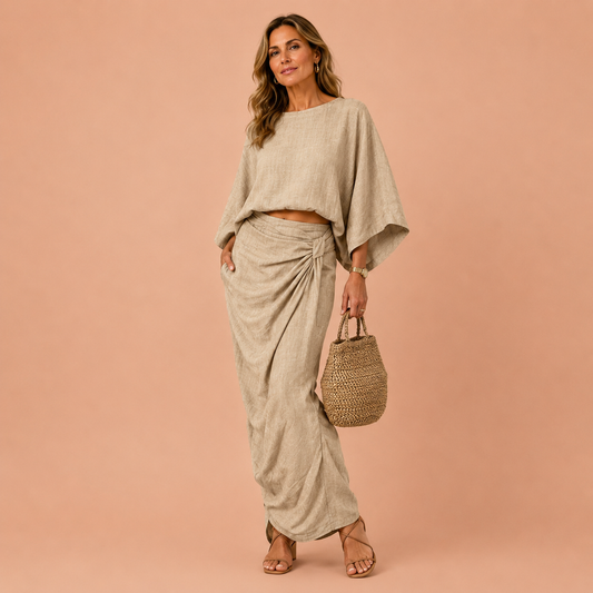 ESTER™ | Conjunto de Dos Piezas con Falda