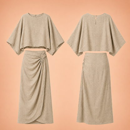 ESTER™ | Conjunto de Dos Piezas con Falda
