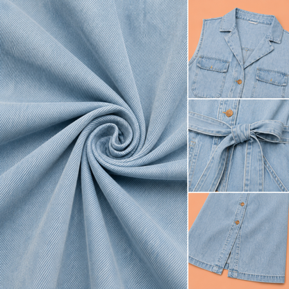 VALENTINA™ | Vestido Largo Vaquero