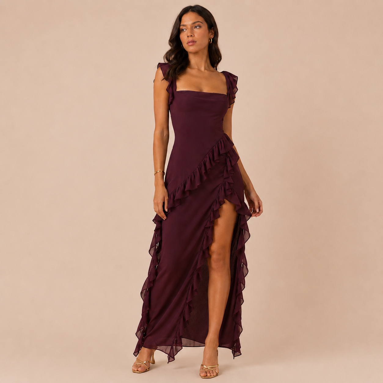 VELIRA™ | Vestido elegante con abertura lateral