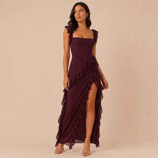 VELIRA™ | Vestido elegante con abertura lateral