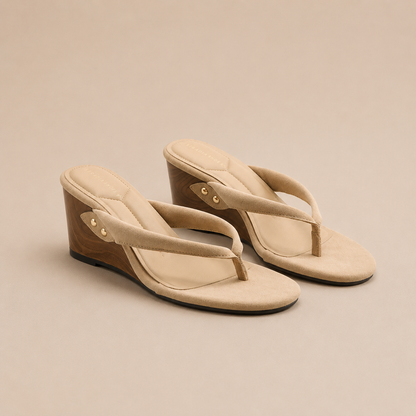 LIVIA™ | Sandalias de cuña con tiras finas