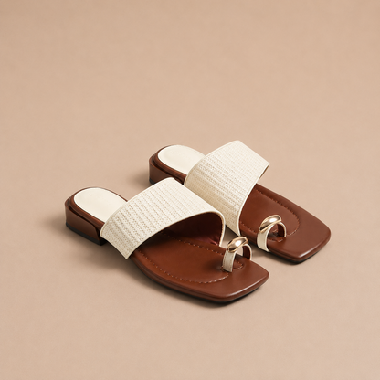 ALVÉRA™ | Sandalias minimalistas de piel auténtica
