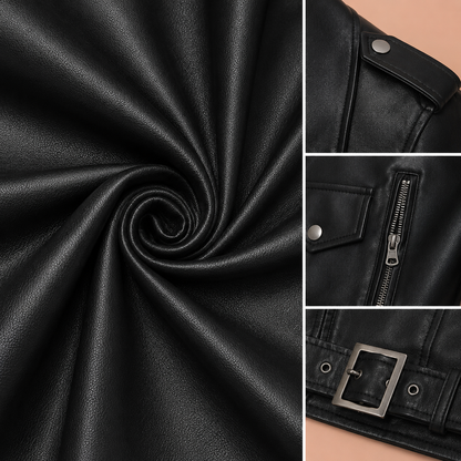 RYDER™ | Chaqueta de cuero clásica biker