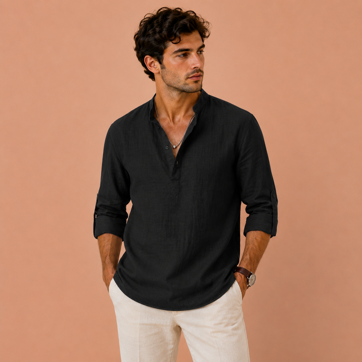 MONVIEL™ | Camisa de lino transpirable