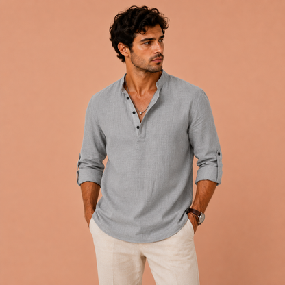 MONVIEL™ | Camisa de lino transpirable
