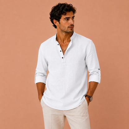 MONVIEL™ | Camisa de lino transpirable