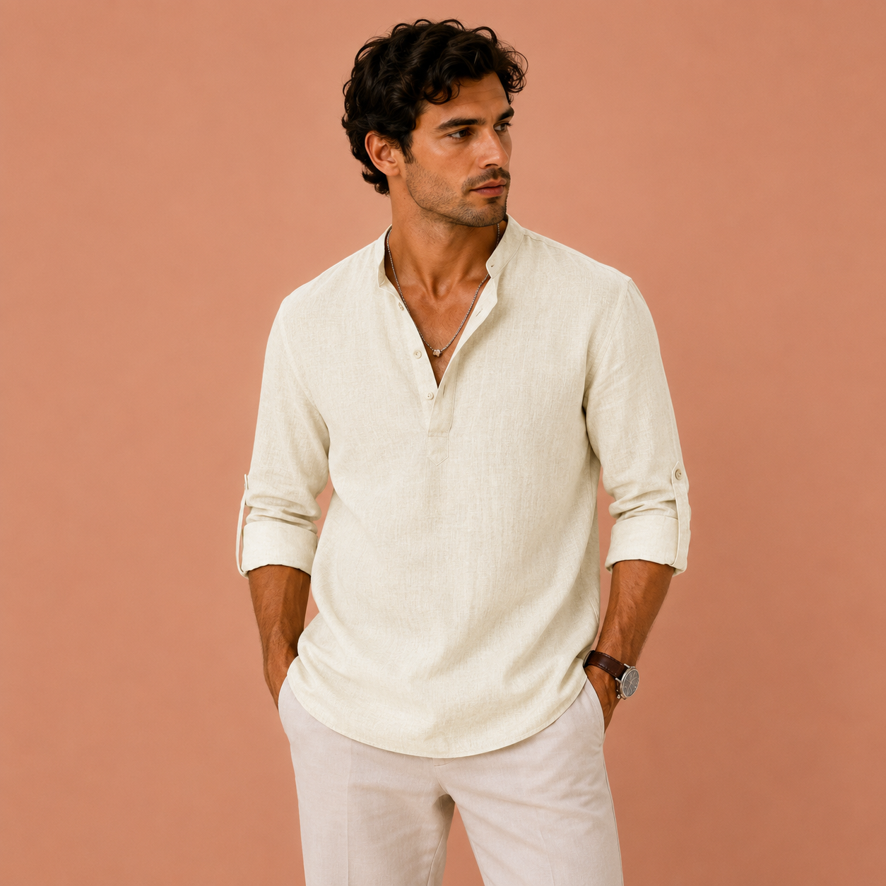 MONVIEL™ | Camisa de lino transpirable
