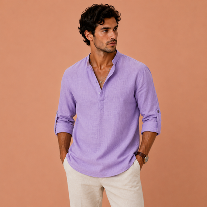 MONVIEL™ | Camisa de lino transpirable