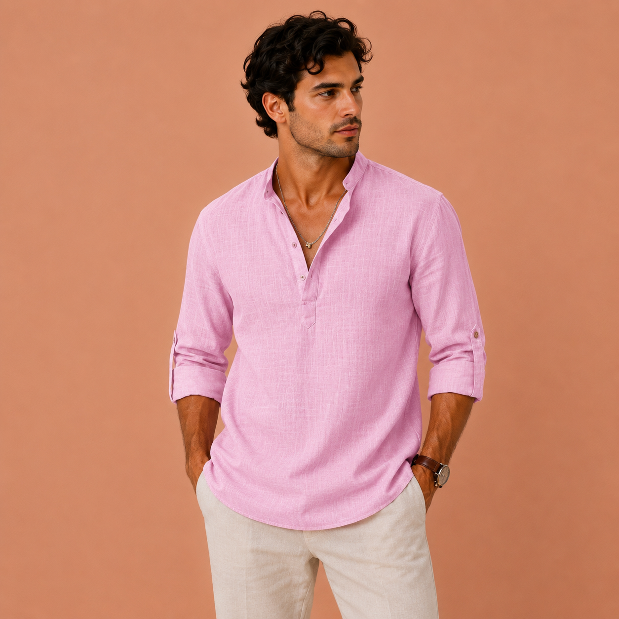 MONVIEL™ | Camisa de lino transpirable
