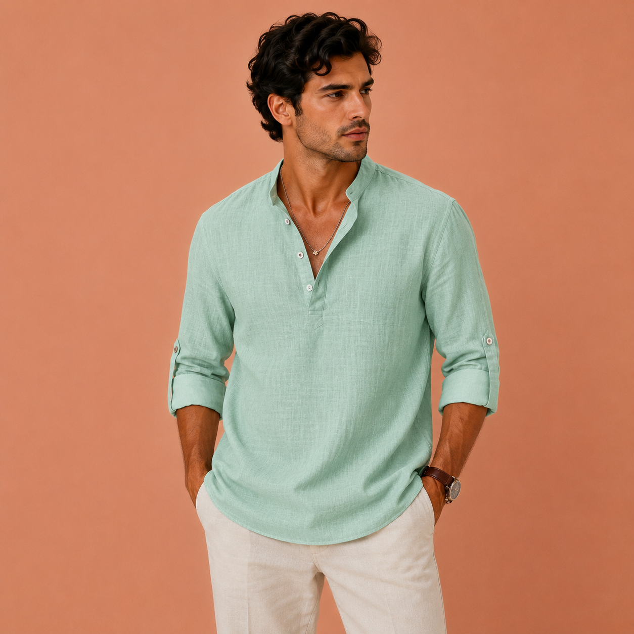 MONVIEL™ | Camisa de lino transpirable