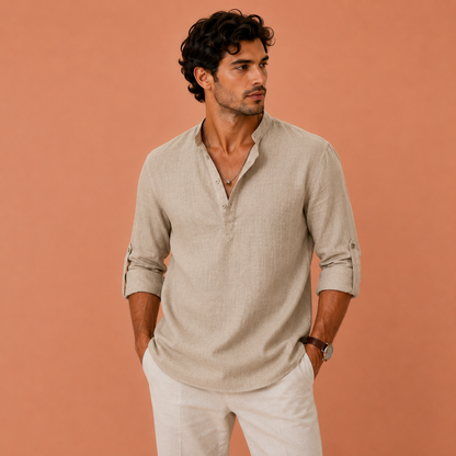 MONVIEL™ | Camisa de lino transpirable