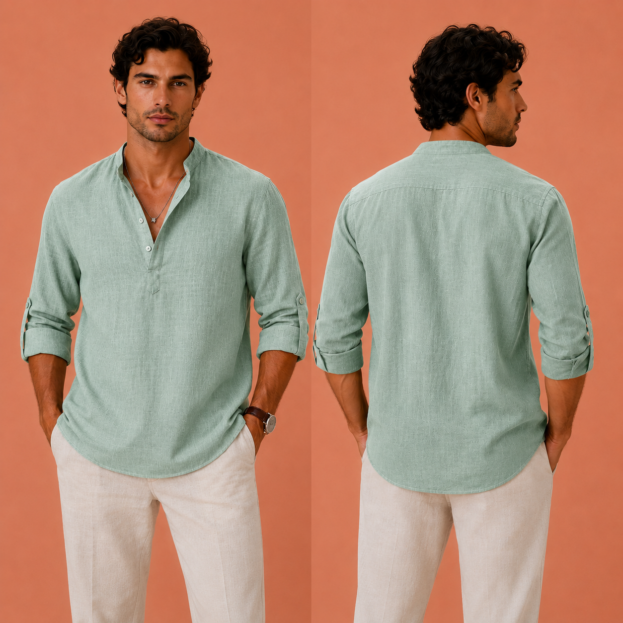 MONVIEL™ | Camisa de lino transpirable