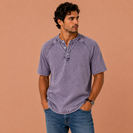 MATTEO™ | Camisa vintage de hombre con botones