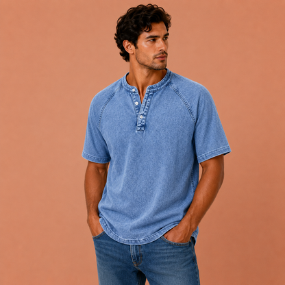 MATTEO™ | Camisa vintage de hombre con botones