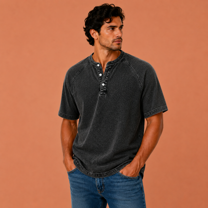 MATTEO™ | Camisa vintage de hombre con botones