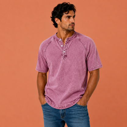 MATTEO™ | Camisa vintage de hombre con botones